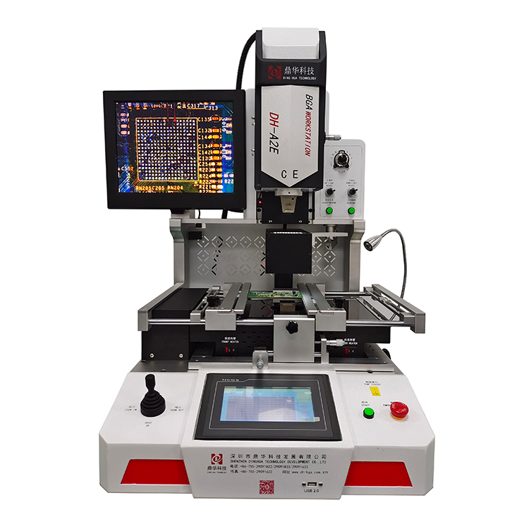 BGA rework machine with chip alignment system